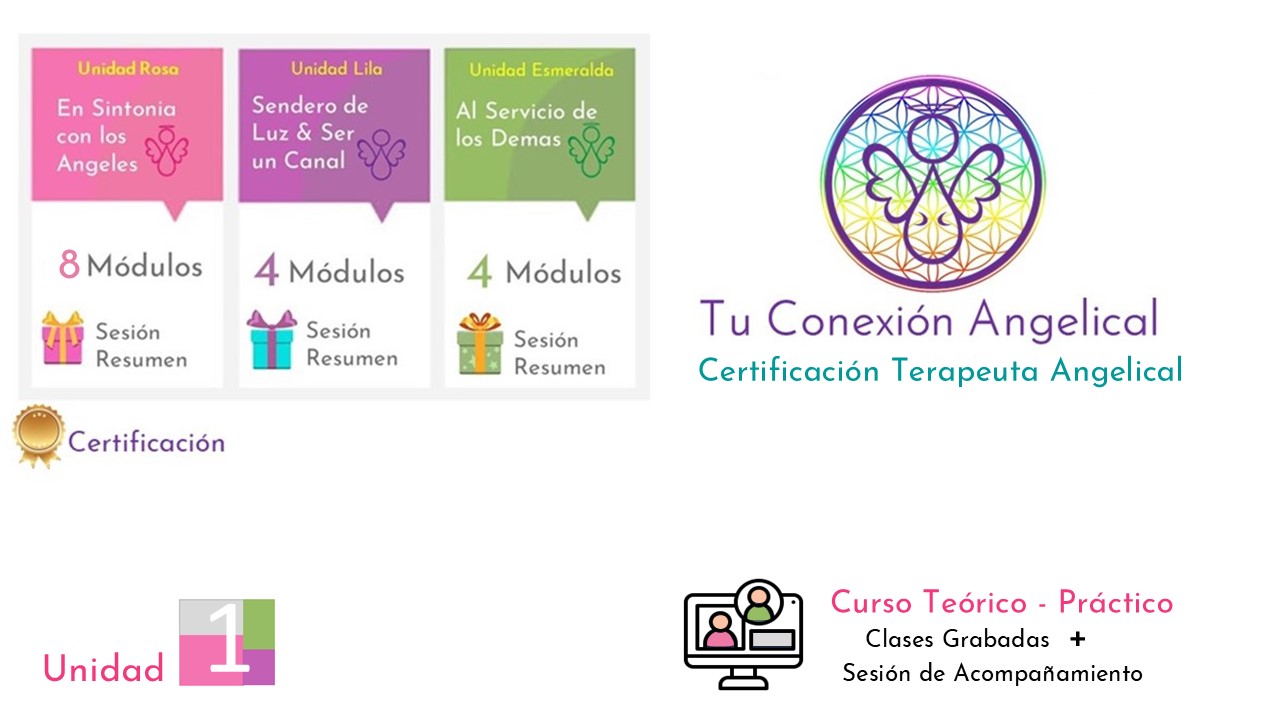 Unidad 1 .Tu Conexión Angelical . En Sintonia con los Angeles